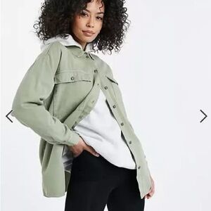 Vero Moda oversized Sage Green Utility Jacket